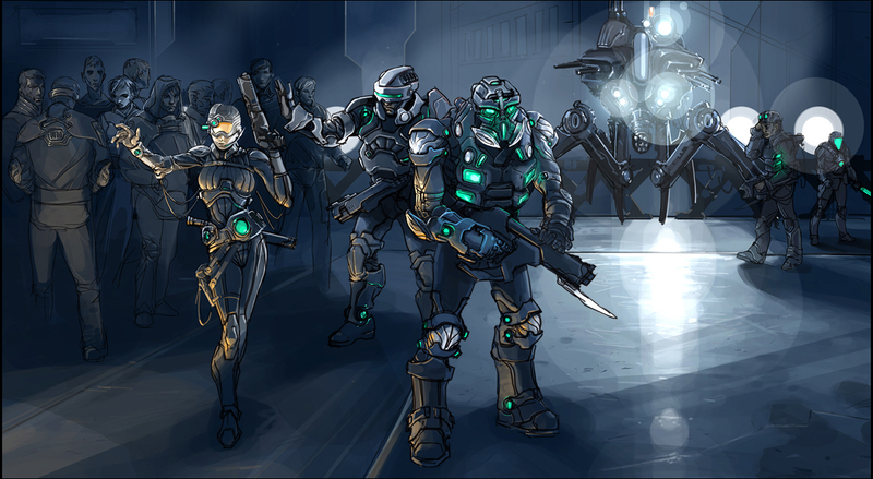 Illustration for article titled More Halo MMO Concepts: Revenge of Mistress Chief